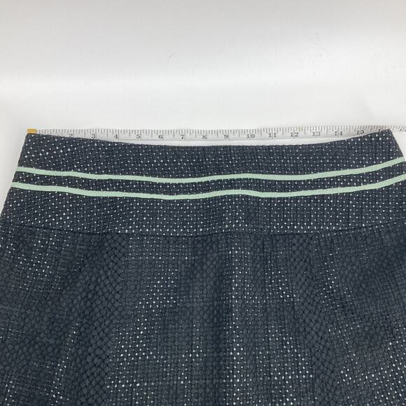 Min.imal Womens Black Green A-line Holiday Skirt Size 12 - Picture 8 of 13